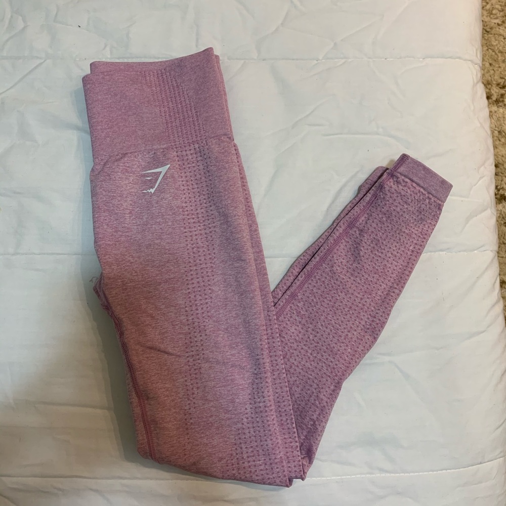 gymshark pink seamless leggings